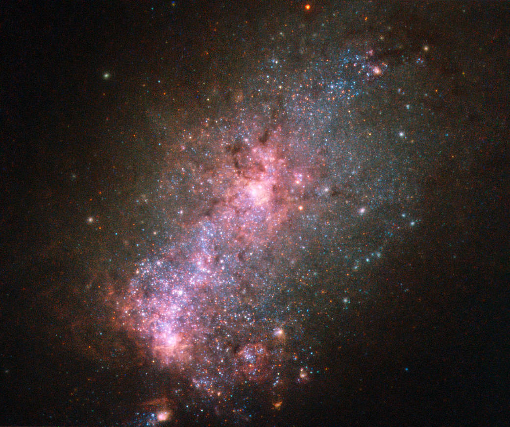 Galaxie starburst redécouverte